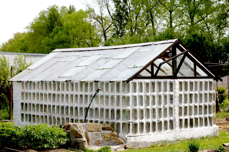 Slavonice Recycling Glass House